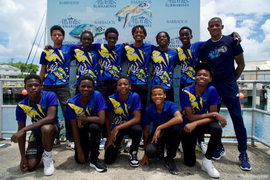 Barbados Under 17 Volleyball players