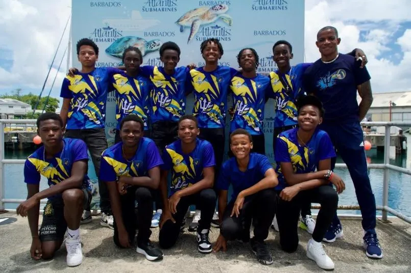 Barbados Under 17 Volleyball players treated to Atlantis Submarines Adventure
