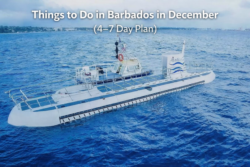 Things to Do in Barbados in December (4–7 Day Plan)