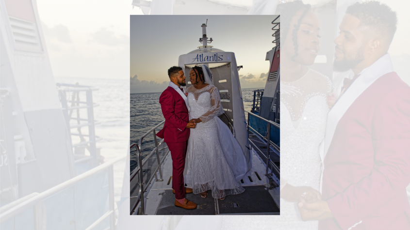 An Underwater Dream Wedding for Barbadian Couple Lydia and Kyle on Atlantis Submarines
